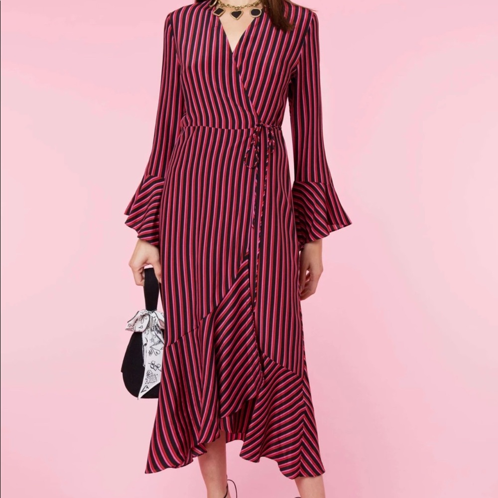 Rixo wrap dress